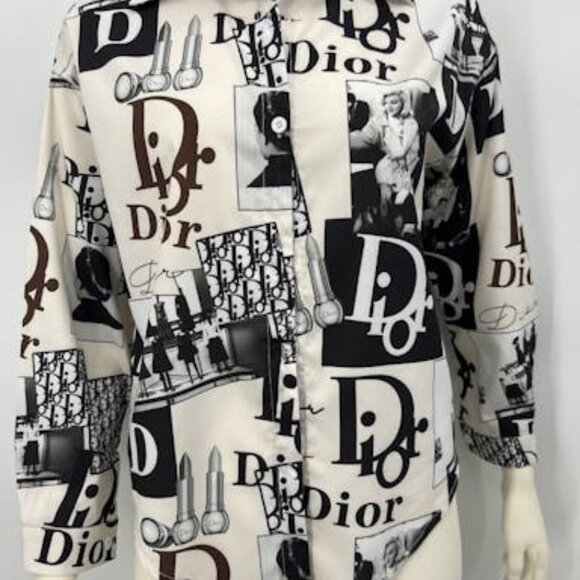 Designer print fashion Blouse - Picture 4 of 5
